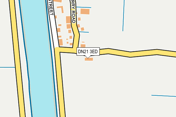 DN21 3ED map - OS OpenMap – Local (Ordnance Survey)