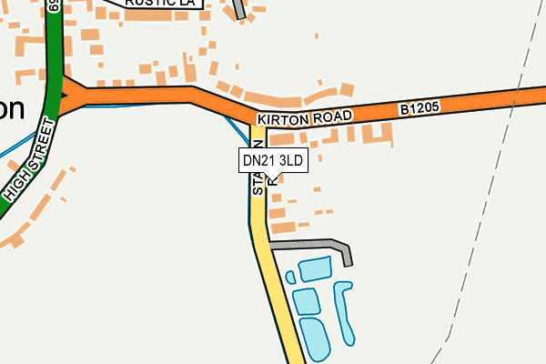 DN21 3LD map - OS OpenMap – Local (Ordnance Survey)