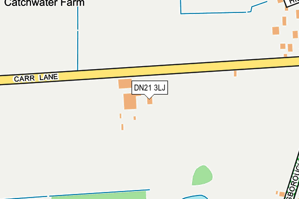 DN21 3LJ map - OS OpenMap – Local (Ordnance Survey)