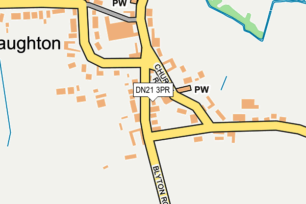 DN21 3PR map - OS OpenMap – Local (Ordnance Survey)