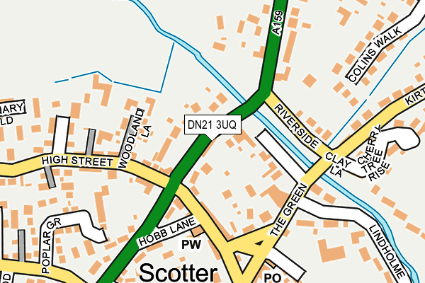 Map of SCOTTER FISH AND CHIPS LTD at local scale