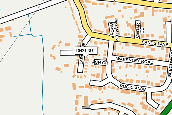 DN21 3UT map - OS OpenMap – Local (Ordnance Survey)