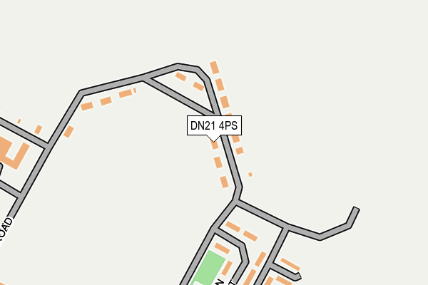 DN21 4PS map - OS OpenMap – Local (Ordnance Survey)