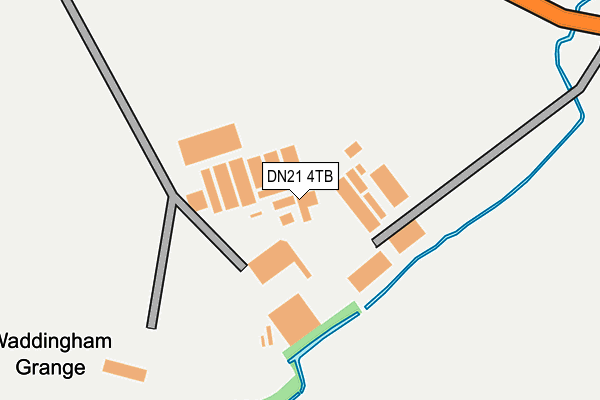 DN21 4TB map - OS OpenMap – Local (Ordnance Survey)