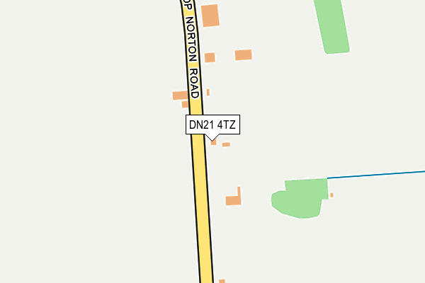 DN21 4TZ map - OS OpenMap – Local (Ordnance Survey)