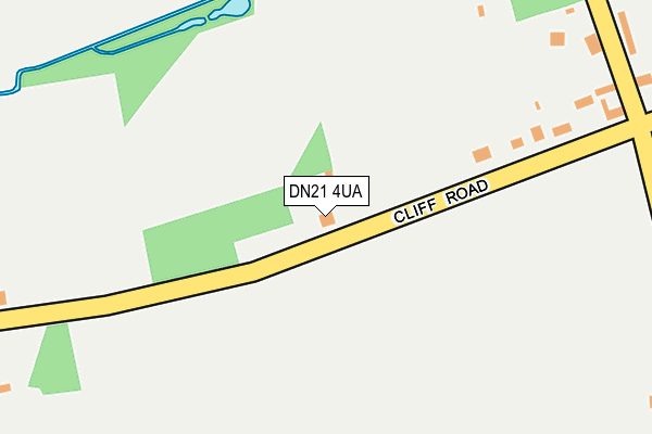 DN21 4UA map - OS OpenMap – Local (Ordnance Survey)