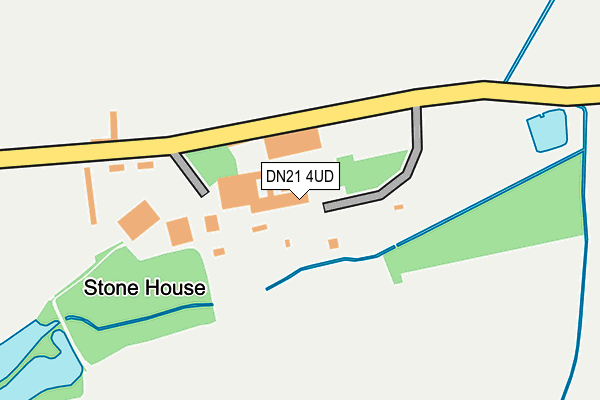DN21 4UD map - OS OpenMap – Local (Ordnance Survey)