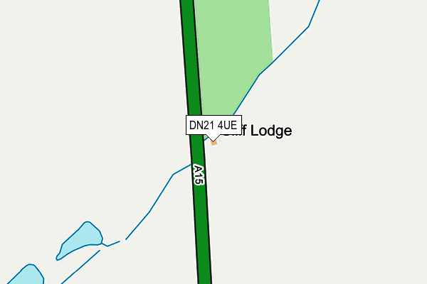 DN21 4UE map - OS OpenMap – Local (Ordnance Survey)