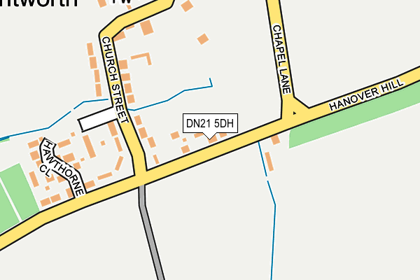 DN21 5DH map - OS OpenMap – Local (Ordnance Survey)