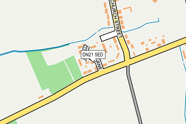 DN21 5ED map - OS OpenMap – Local (Ordnance Survey)
