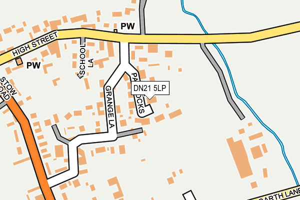 DN21 5LP map - OS OpenMap – Local (Ordnance Survey)