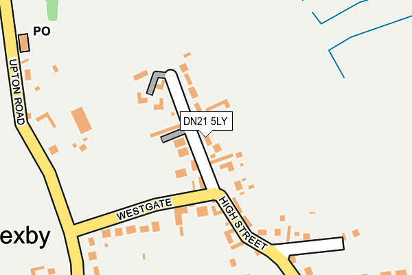 DN21 5LY map - OS OpenMap – Local (Ordnance Survey)