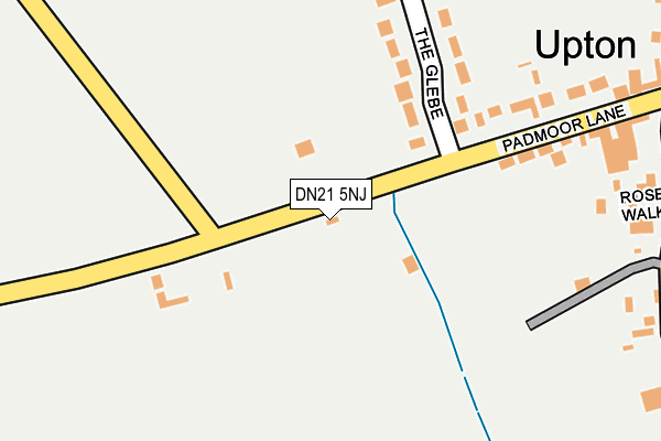 DN21 5NJ map - OS OpenMap – Local (Ordnance Survey)