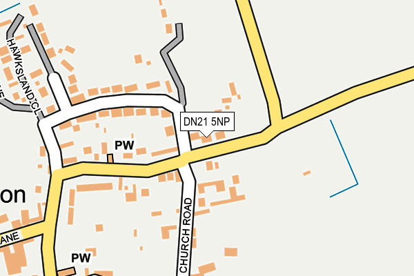 DN21 5NP map - OS OpenMap – Local (Ordnance Survey)