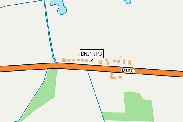DN21 5PG map - OS OpenMap – Local (Ordnance Survey)