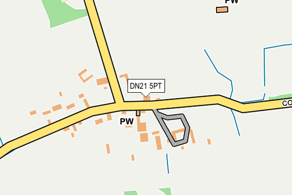DN21 5PT map - OS OpenMap – Local (Ordnance Survey)