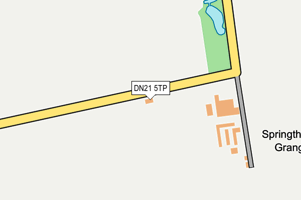 DN21 5TP map - OS OpenMap – Local (Ordnance Survey)