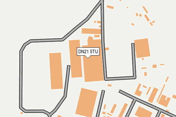 DN21 5TU map - OS OpenMap – Local (Ordnance Survey)