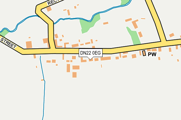 DN22 0EG map - OS OpenMap – Local (Ordnance Survey)