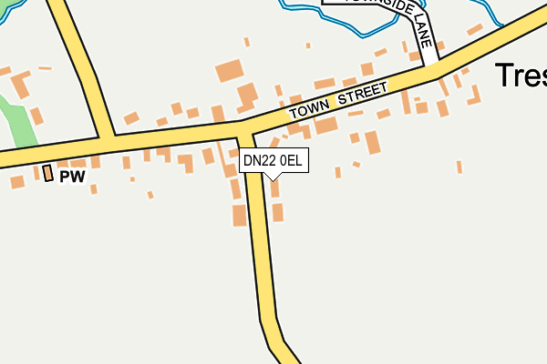 DN22 0EL map - OS OpenMap – Local (Ordnance Survey)