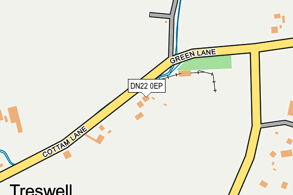 DN22 0EP map - OS OpenMap – Local (Ordnance Survey)