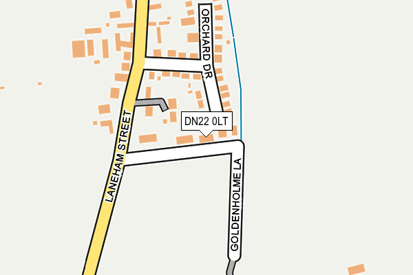 DN22 0LT map - OS OpenMap – Local (Ordnance Survey)