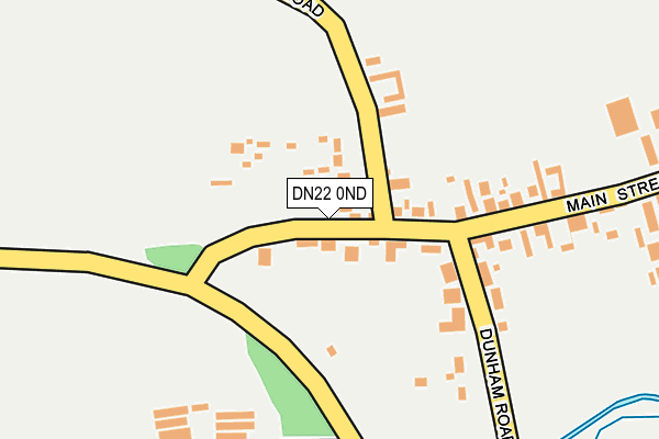 DN22 0ND map - OS OpenMap – Local (Ordnance Survey)