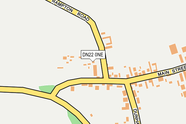DN22 0NE map - OS OpenMap – Local (Ordnance Survey)
