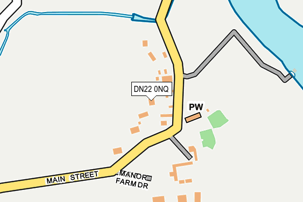 DN22 0NQ map - OS OpenMap – Local (Ordnance Survey)
