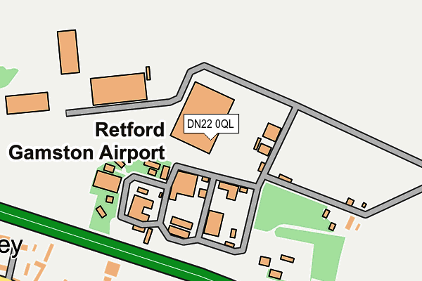 DN22 0QL map - OS OpenMap – Local (Ordnance Survey)
