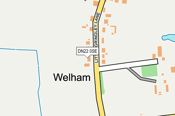 DN22 0SE map - OS OpenMap – Local (Ordnance Survey)