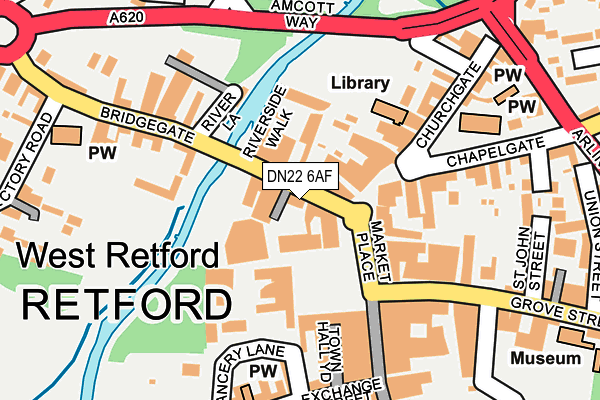 Map of RETFORD BUSINESS SERVICES LIMITED at local scale