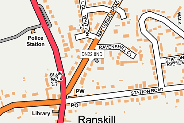 Map of MILANDA (CONSULTANCY) LIMITED at local scale