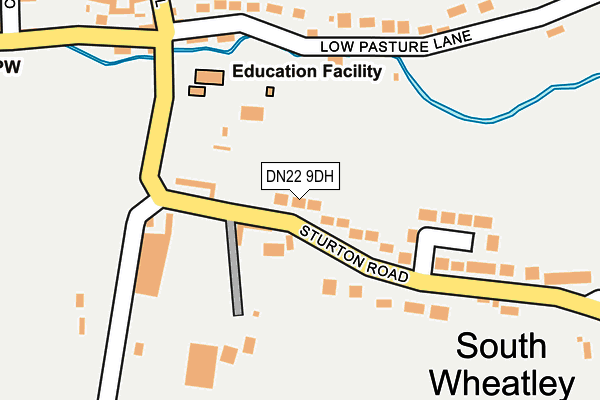 DN22 9DH map - OS OpenMap – Local (Ordnance Survey)
