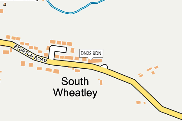 DN22 9DN map - OS OpenMap – Local (Ordnance Survey)
