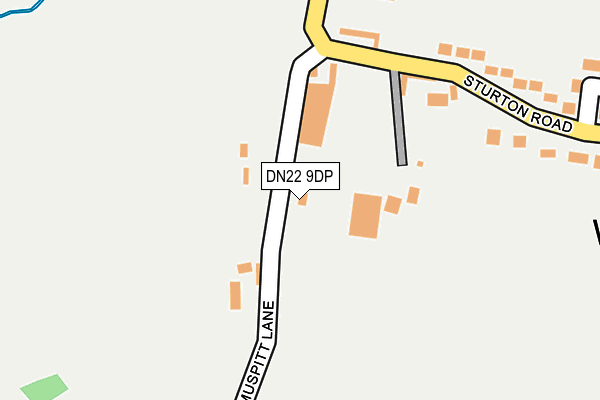 DN22 9DP map - OS OpenMap – Local (Ordnance Survey)