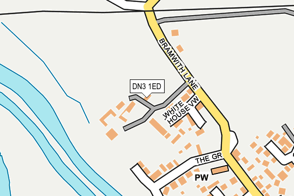 DN3 1ED map - OS OpenMap – Local (Ordnance Survey)