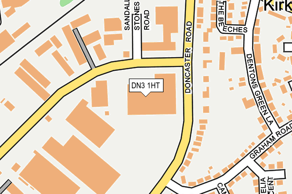DN3 1HT map - OS OpenMap – Local (Ordnance Survey)