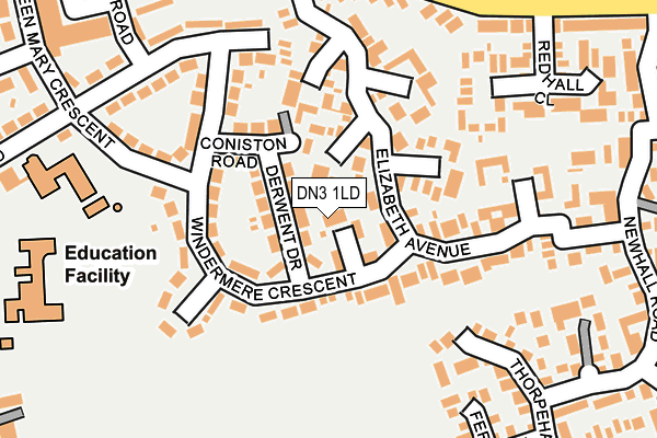 DN3 1LD map - OS OpenMap – Local (Ordnance Survey)
