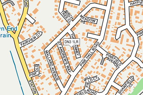 DN3 1LR map - OS OpenMap – Local (Ordnance Survey)