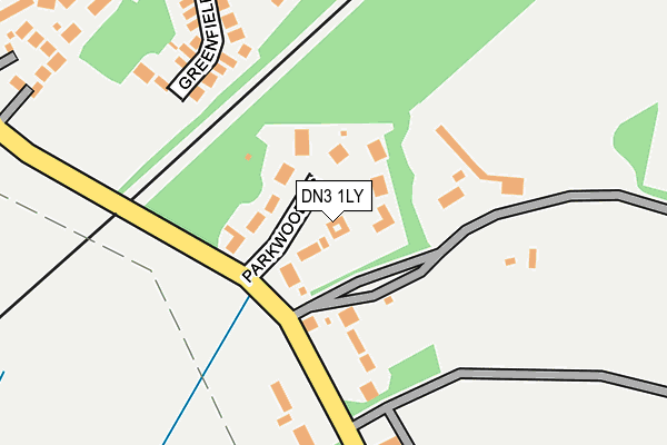DN3 1LY map - OS OpenMap – Local (Ordnance Survey)