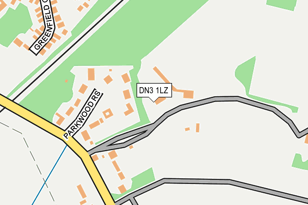 DN3 1LZ map - OS OpenMap – Local (Ordnance Survey)