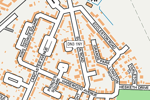 DN3 1NY map - OS OpenMap – Local (Ordnance Survey)