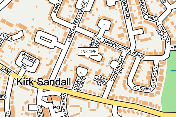 DN3 1PE map - OS OpenMap – Local (Ordnance Survey)