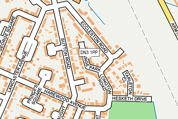 DN3 1PP map - OS OpenMap – Local (Ordnance Survey)