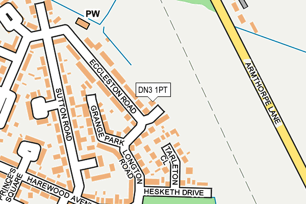 DN3 1PT map - OS OpenMap – Local (Ordnance Survey)