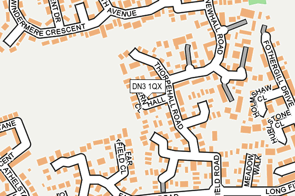 DN3 1QX map - OS OpenMap – Local (Ordnance Survey)