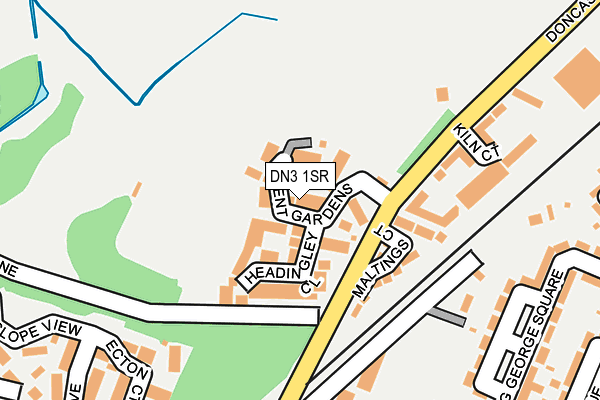 DN3 1SR map - OS OpenMap – Local (Ordnance Survey)
