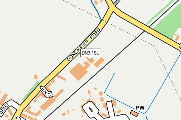DN3 1SU map - OS OpenMap – Local (Ordnance Survey)