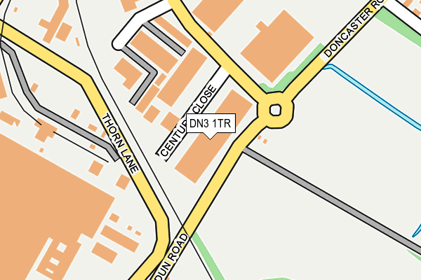 DN3 1TR map - OS OpenMap – Local (Ordnance Survey)